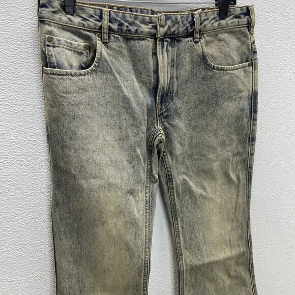 Entire Studios Unisex Slim-Flared Cotton Jeans Size S Surface Wave - Picture 4 of 9